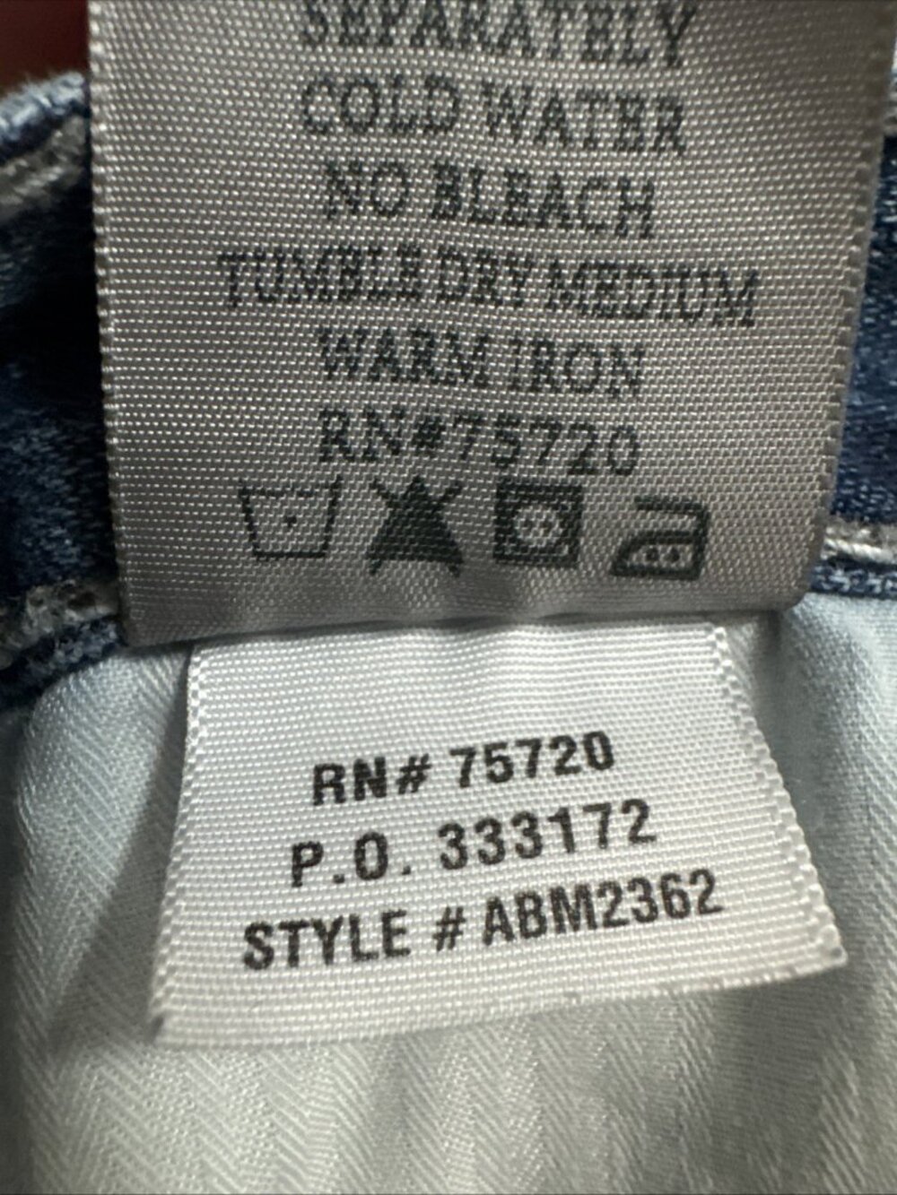 BKE Tyler Jeans Mens 36 S Blue Denim Straight Mid Embroidered Relaxed 36x29 - Picture 12 of 12